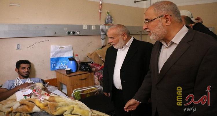 بالصور...بحر  يدعو المجتمع الدولي لحماية المدنيين الفلسطينيين من جرائم الحرب الإسرائيلية