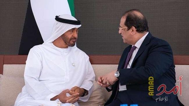 بالفيديو.. ولي عهد أبو ظبي يستقبل رئيس جهاز المخابرات العامة المصرية