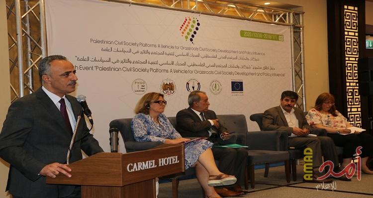 أبو دياك: الحكومة أكدت على مفهوم الشراكة مع مؤسسات المجتمع المدني ضمن أجندة السياسات الوطنية
