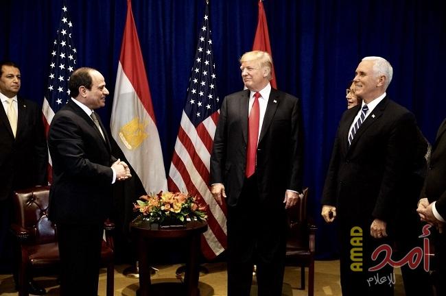 ترامب لـ"السيسى": أشكرك على حربك ضد الإرهاب..والرئيس المصري يتحدث عن المصالحة الفلسطينية