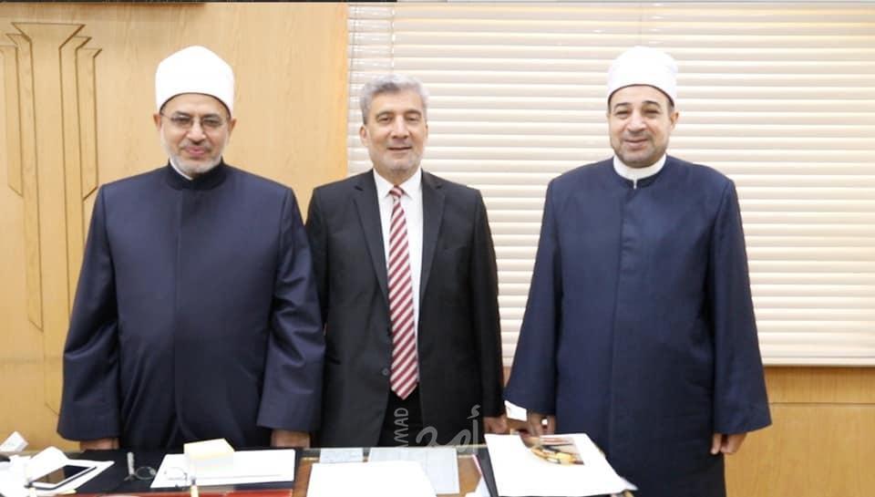 "الوزير النجار" يلتقي رئيس قطاع المعاهد ورئيس الإدارة المركزية للامتحانات في معهد الأزهر