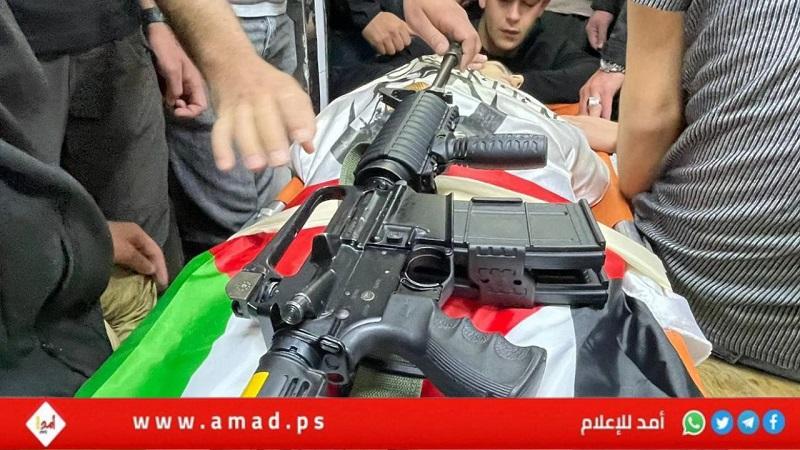 جنازة شعبية لـ(3) شهداء في نابلس