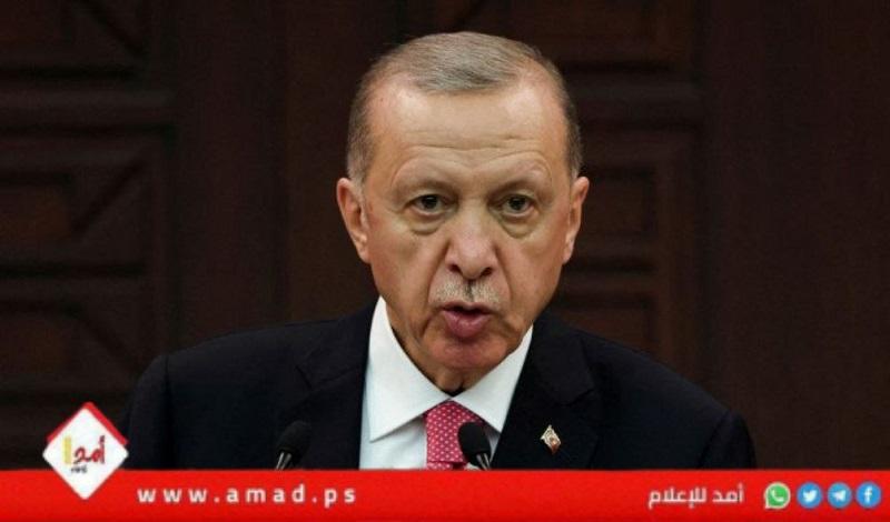 أردوغان: إرسال حاملة طائرات أمريكية إلى المنطقة قد يوسع رقعة الصراع