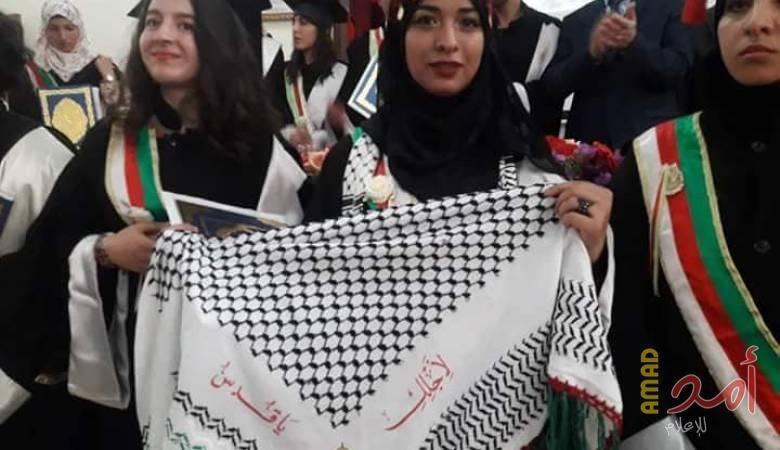 "ملاك العاجز": تفوقي في بلدي الثاني الجزائر حفزني لخلق جسر للاستثمار بين فلسطين و الجزائر