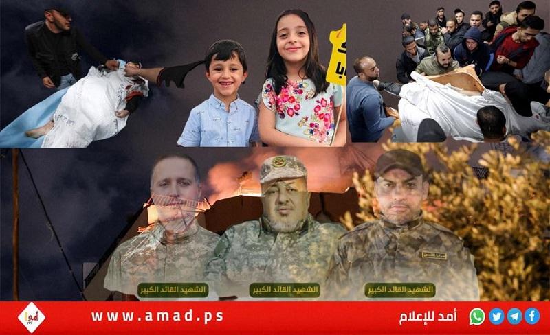 غزة: (13) شهيداً بينهم أطفال ونساء في جريمة حرب نفذها جيش الاحتلال- فيديو وصور