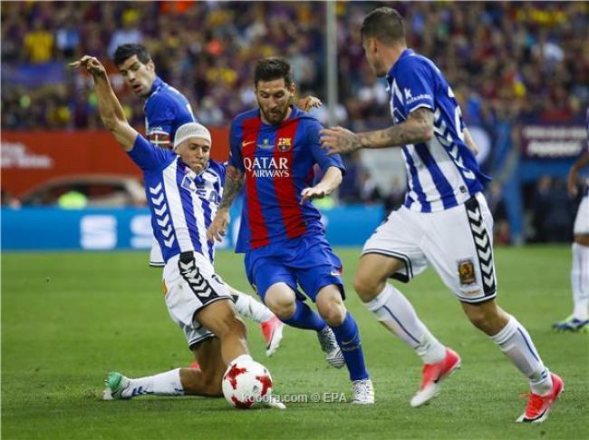 صور وفيديو.. برشلونة يقلب الطاولة على ألافيس بفوز مثير فى الدورى الإسبانى