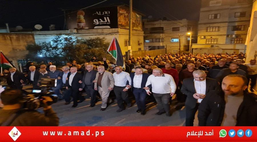 سخنين:  الآلاف يتظاهرون ضد جرائم المستوطنين الإرهابيين في حوارة: موحدون ضد الفاشية - صور