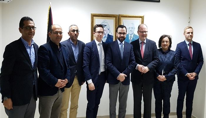 بسيسو يضع وفد برلمانيين ألمان في صورة واقع وتحديات وآفاق المشهد الثقافي الفلسطيني