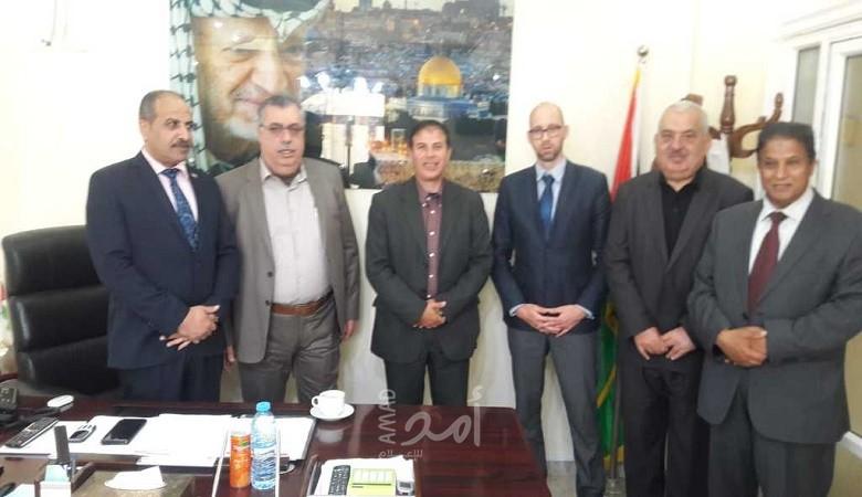 أبو شمالة يستقبل مدير مؤسسة "فريدريتش إيبرت" الألمانية لبحث الأوضاع الاقتصادية