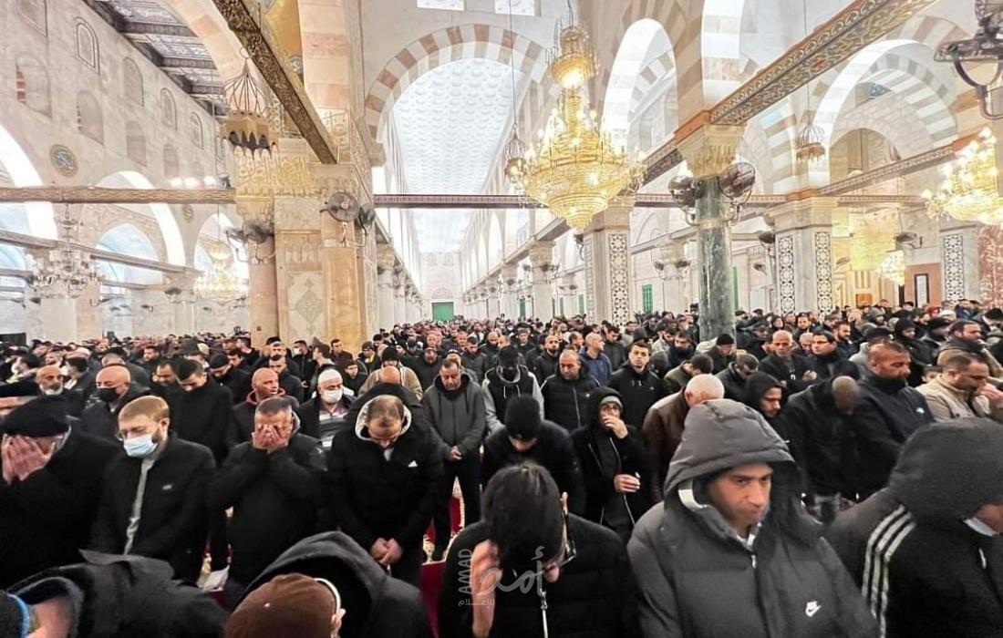 الآلاف يلبون نداء  الفجر العظيم في المسجد الأقصى