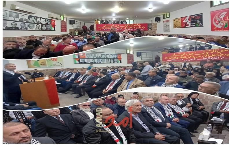 بيروت: الديمقراطية ومنظمة لجان الوحدة العمالية ينظمان مهرجاناً وطنياً نقابياً مركزياً