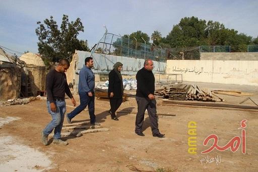 تربية قلقيلية تتفقد مشاريع بناء وتطوير المدارس في المحافظة