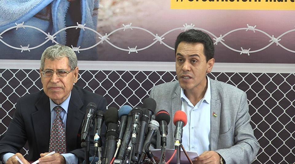 الهيئة العليا لمسيرة العودة تقرر الاستمرار في التظاهرات وصولاً لمليونية في 14و15 مايو