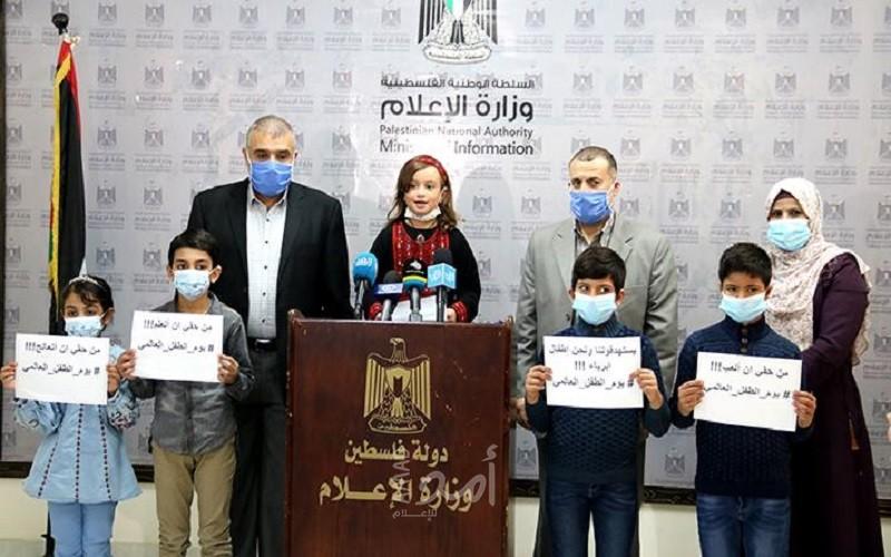 الشباب والثقافة: أطفال فلسطين الأكثر تأثرًا بجرائم الاحتلال والحصار