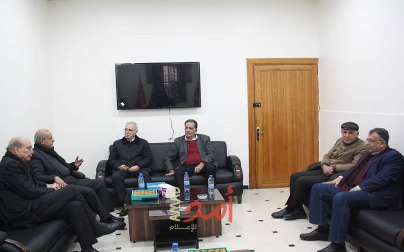 مزهر يستقبل السفير الفلسطيني سمير الرفاعي في سوريا