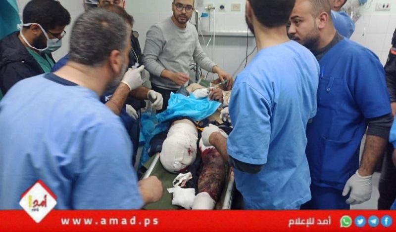 إصابة اثنين من الصحفيين باستهداف طائرة مسيرة تابعة لجيش الاحتلال شمال رفح