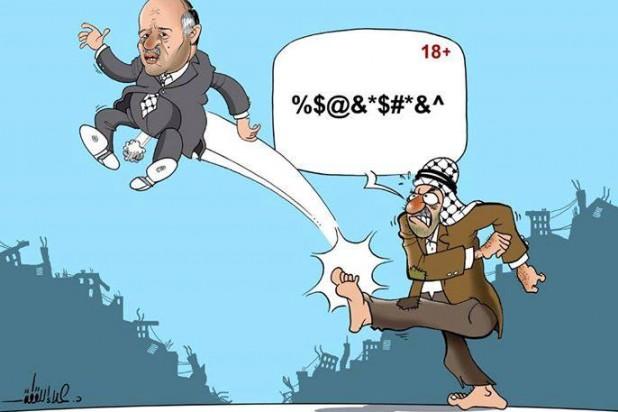 صحيفة تشرح تفاصيل اقتياد "الرجوب" من المطار الى الجسر!