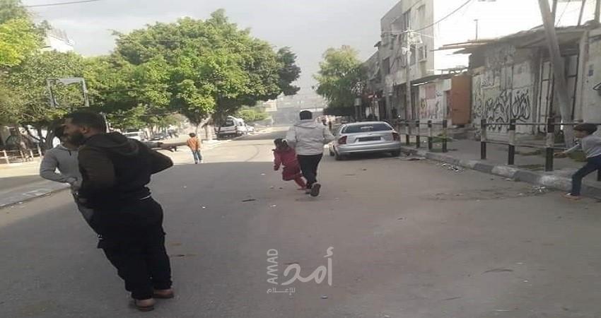 غزة: الدفاع المدني يتمكن من اخماد حريق لمنزل يعود لعائلة "سليمان"- صور وفيديو