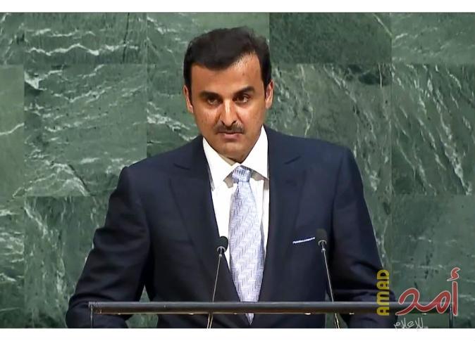 أمير قطر: حل الصراع العربي الاسرائيلي لا يمكن  دون حل عادل ودائم لقضية فلسطين