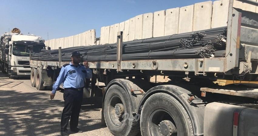 اتحاد الصناعات الإنشائية: لم نُبلغ بأي تسهيل على دخول كميات الحديد لغزة