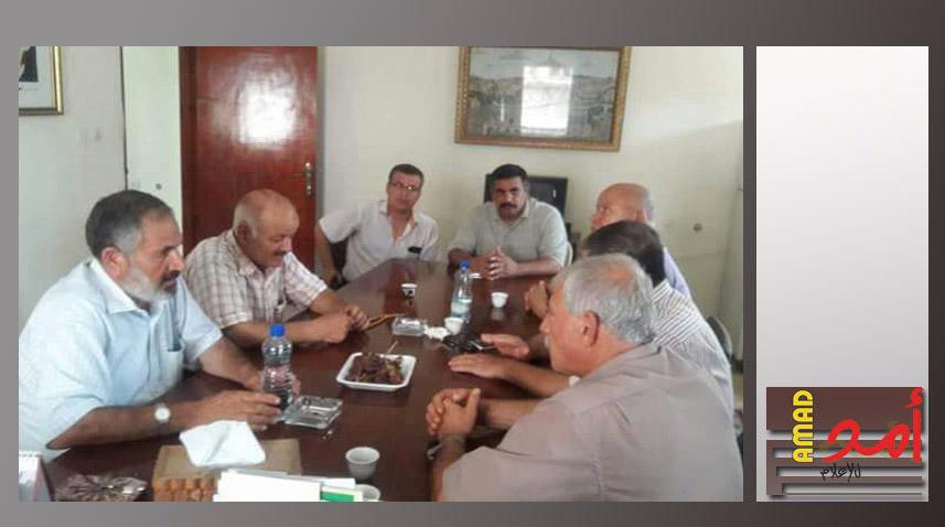 وفد من النضال الشعبي يقدم واجب العزاء بوفاة المناضل الرافعي