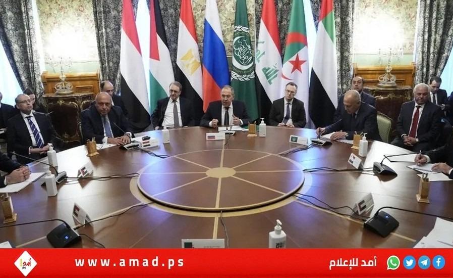 خلال لقاء الوزاري العربي مع لافروف.. التأكيد على حل الأزمة الأوكرانية بطريقة سلمية