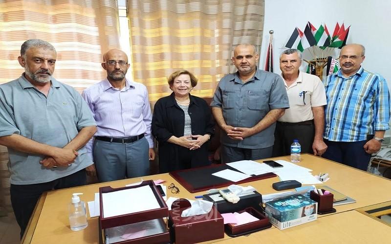 فتح تلتقي بـ" انتصار الوزير" وتؤكد التفافها حول الرئيس عباس