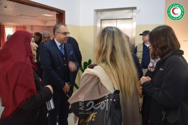 جمعية الهلال الأحمر تستقبل  وفد من مكتب الشؤون الإنسانية أوتشا
