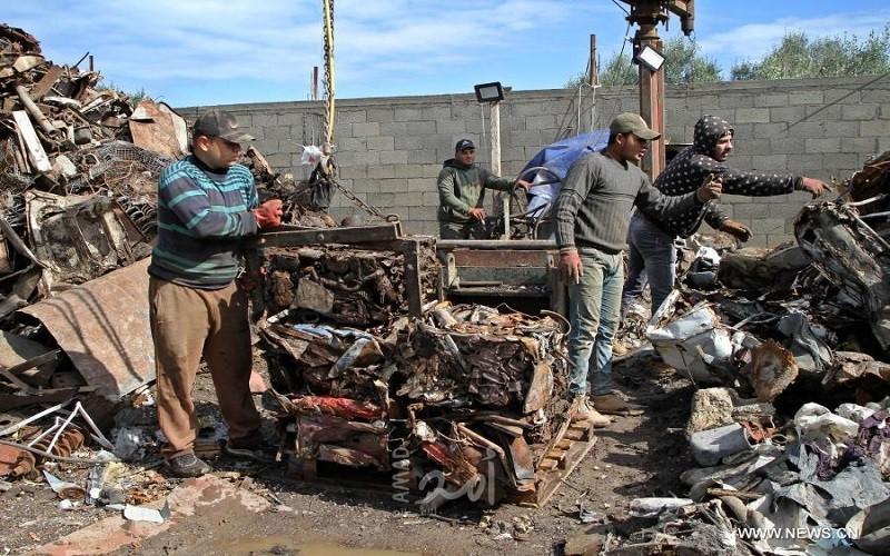 منشآت إعادة تدوير الحديد تستعيد نشاطها في قطاع غزة بعد تعطلها لسنوات