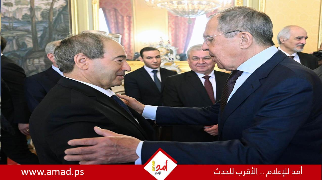 لافروف والمقداد يؤكدان ضرورة وقف فوري لإطلاق النار في غزة