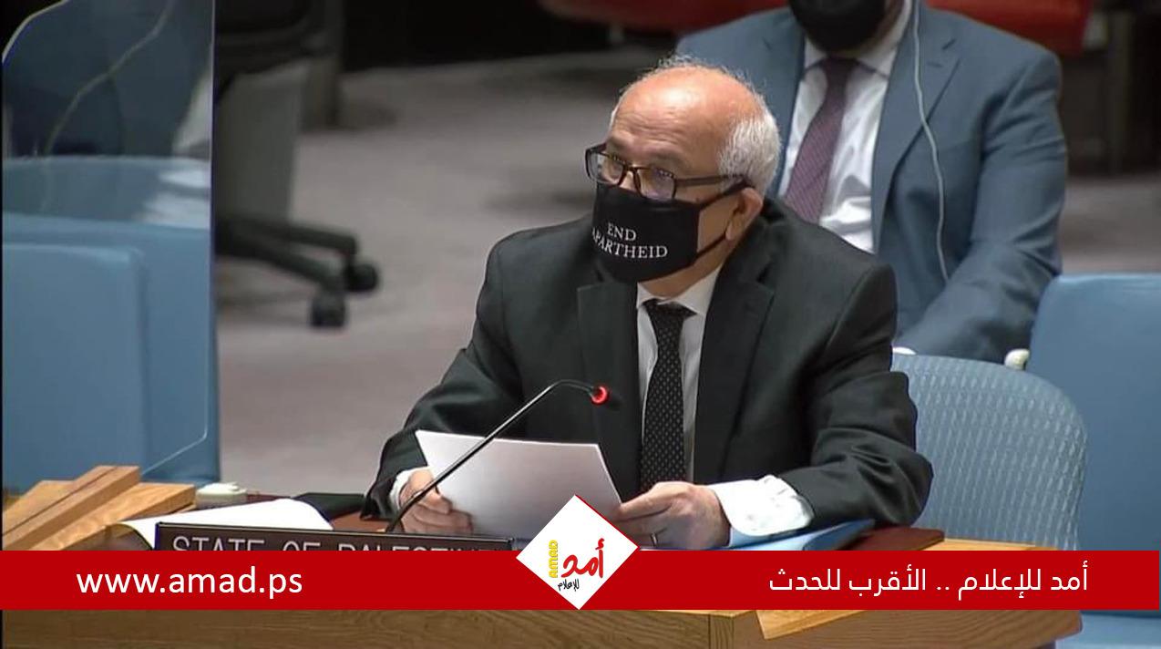 منصور: مجلس الأمن الدولي يعقد جسلة مغلقة "الاثنين" بشأن عدوان الاحتلال على غزة