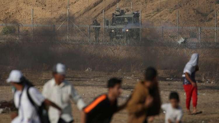 إصابة مواطنين بالرصاص الحي وآخرين بالاختناق شرق قطاع غزة