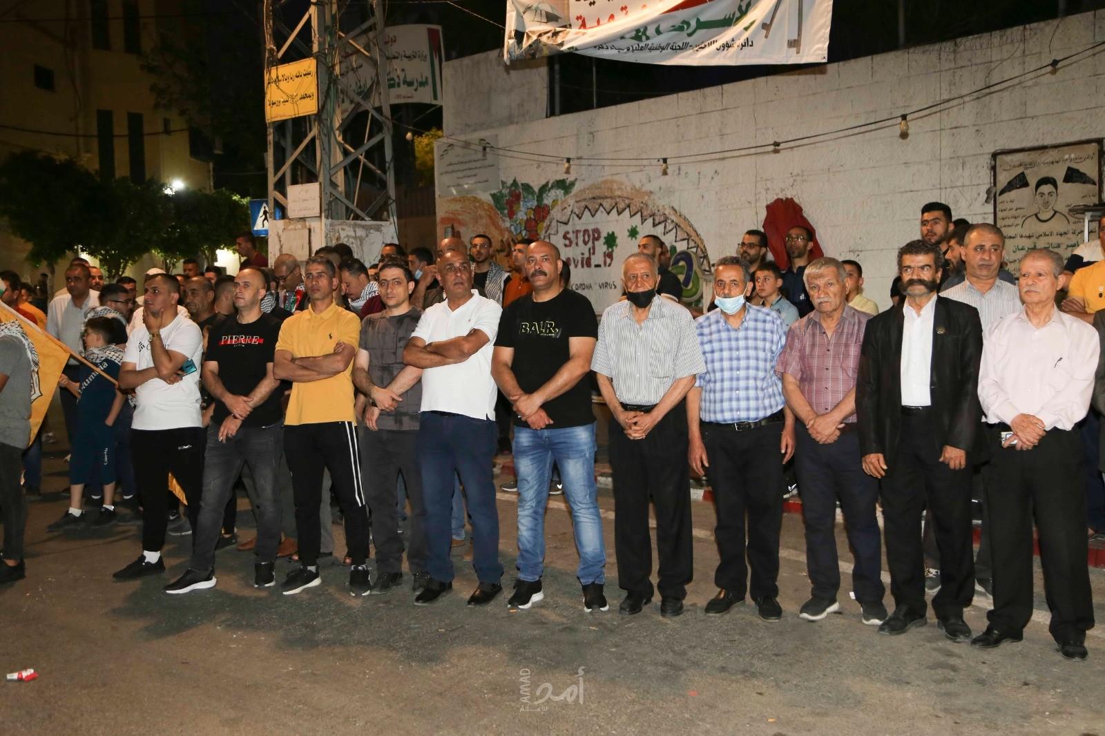 قلقيلية: وقفة ومسيرة رافضة لجرائم الاحتلال