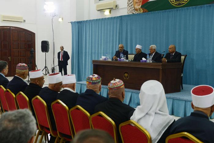 في تصريح مثير جديد..الرئيس عباس: أبناء "الطائفة الدرزية" في اسرائيل يشكلون رسل سلام
