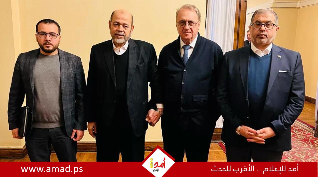 بوغدانوف لــ أبو مرزوق: نسعى مع الأطراف المعنية للوصول إلى وقف إطلاق النار في غزة
