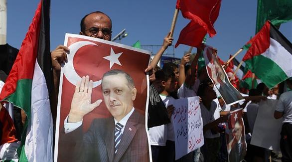 مظاهرات حماس في غزة تأييدا لأردوغان