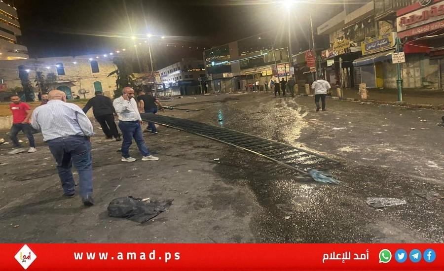 نابلس: التنسيق الفصائلي تعلن محاصرة الأحداث والفوضى بمشاركة المحافظ - صور وفيديو