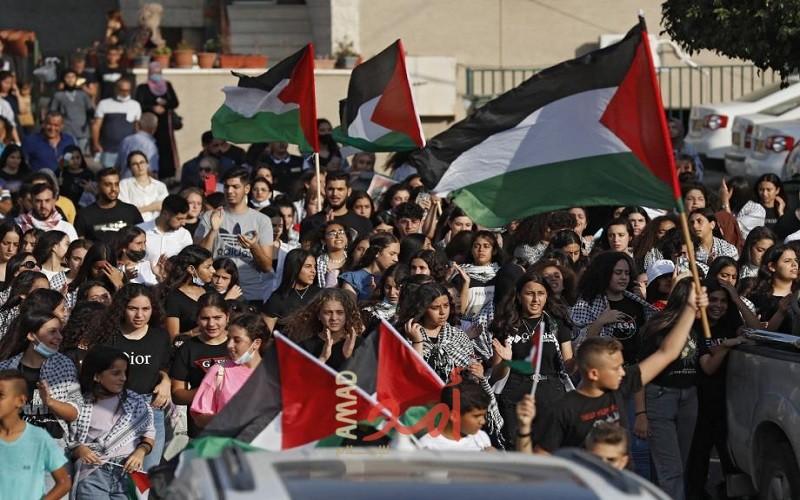 مسيرة تجوب شوارع سخنين إحياءً لشهداء هبة القدس والأقصى - صور