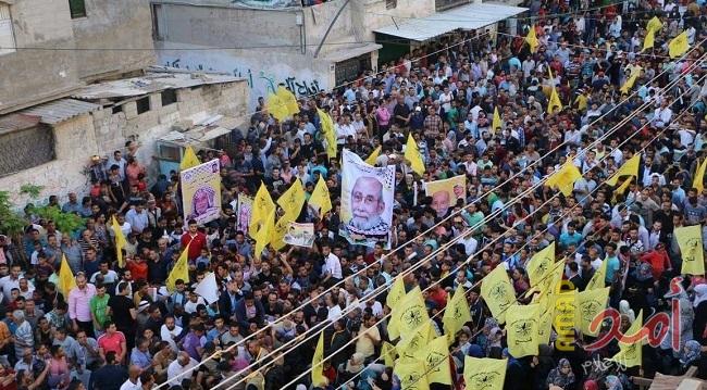 الآلاف يشاركون في حفل تأبين القائد الكبير أبو علي شاهين - بالصور