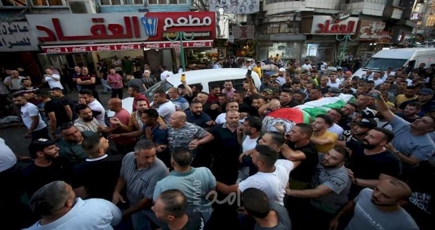 تشييع جثمان الشهيد ضياء الصباريني في جنين