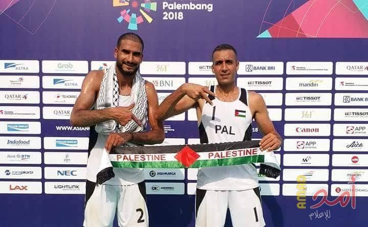 منتخب فلسطين لكرة الطائرة الشاطئية يحقق الفوز في بطولة الألعاب الآسيوية