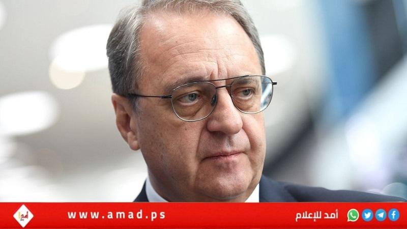 بوغدانوف يبحث مع السفير المصري العلاقات الثنائية والعدوان الإسرائيلي على غزة