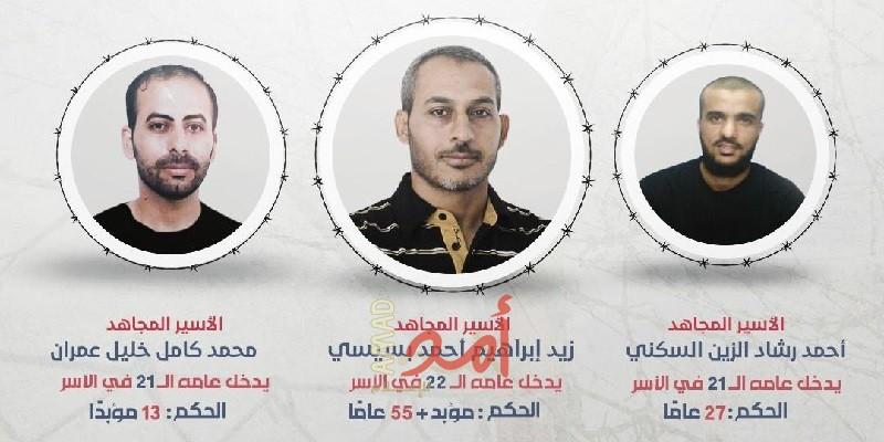 (3) أسرى يدخلون أعواماً جديدة في سجون الاحتلال