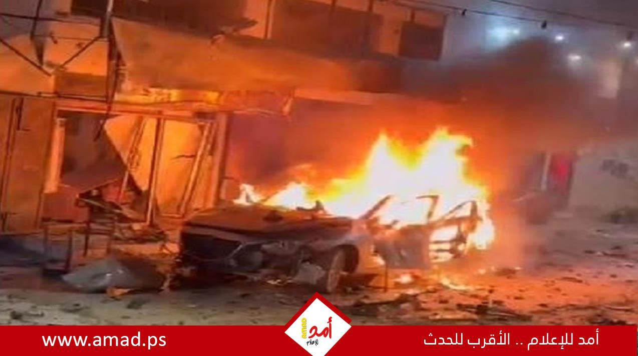 الصحة: شهيد و 4 إصابات بينها إصابة حرجة جراء قصف جيش الاحتلال لسيارة في مخيم جنين