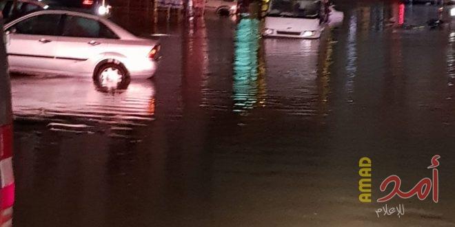 الشرطة تناشد المواطنين عدم المرور من شارع واد برقين بجنين