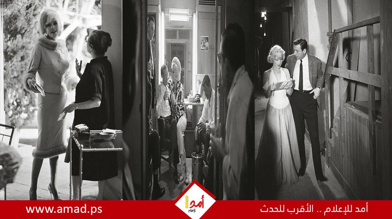 صور نادرة تكشف الأيام الأخيرة فى حياة مارلين مونرو خلال آخر أفلامها