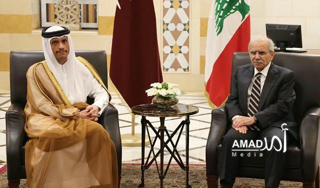  رئيس وزراء قطر في لبنان: اتفقنا على وضع إطار شامل للتعاون في مجال الطاقة 