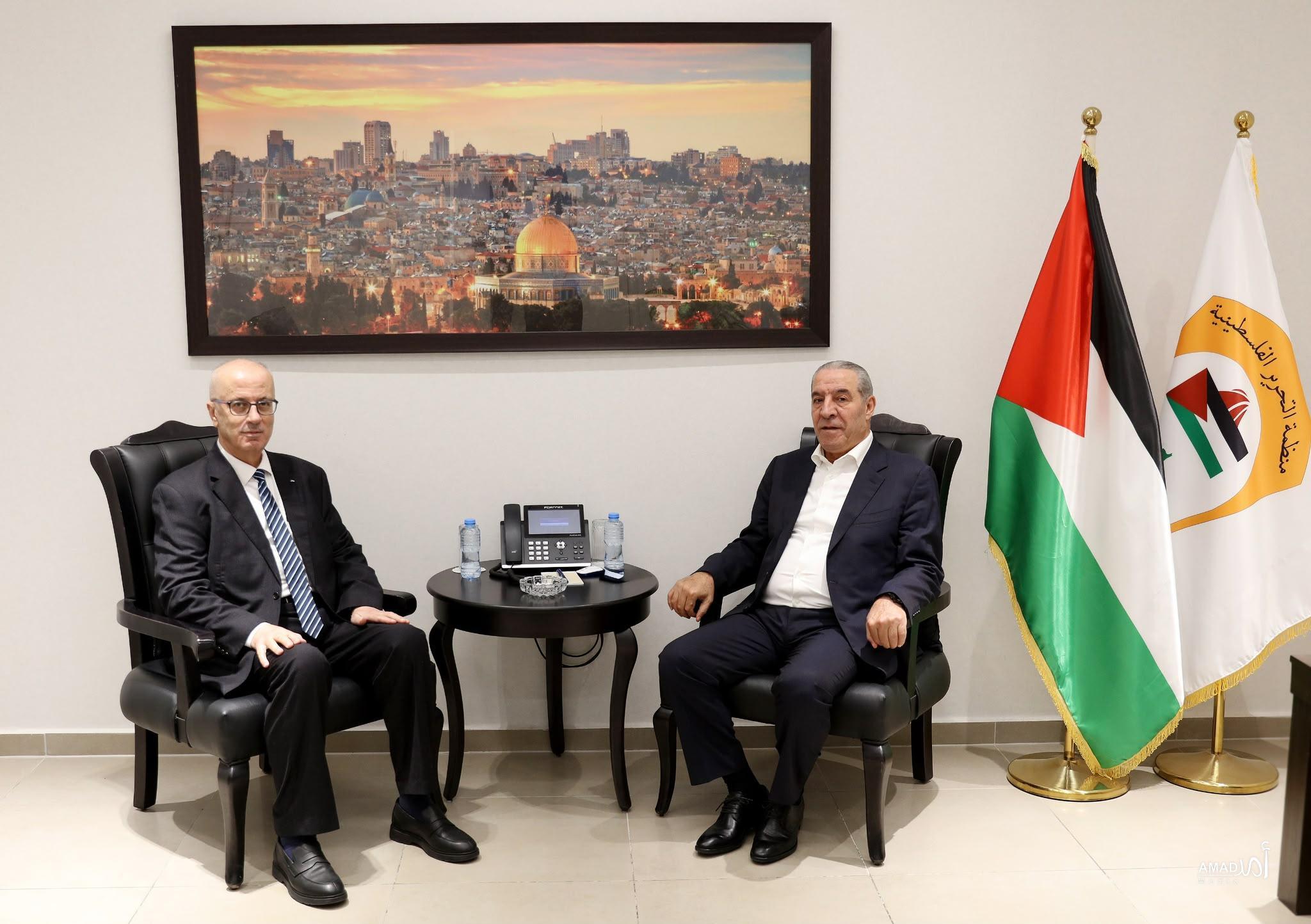 خلال لقاء الحمد الله..الشيخ يرحب بقدوم لجنة أوروبية ودولية إلى فلسطين لتقصي الحقائق