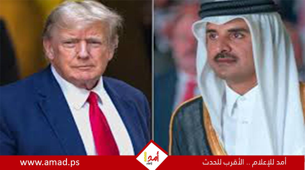 أمير قطر يبحث مع ترمب تثبيت التهدئة في المنطقة ودعم الجهود الدبلوماسية الباكستانية