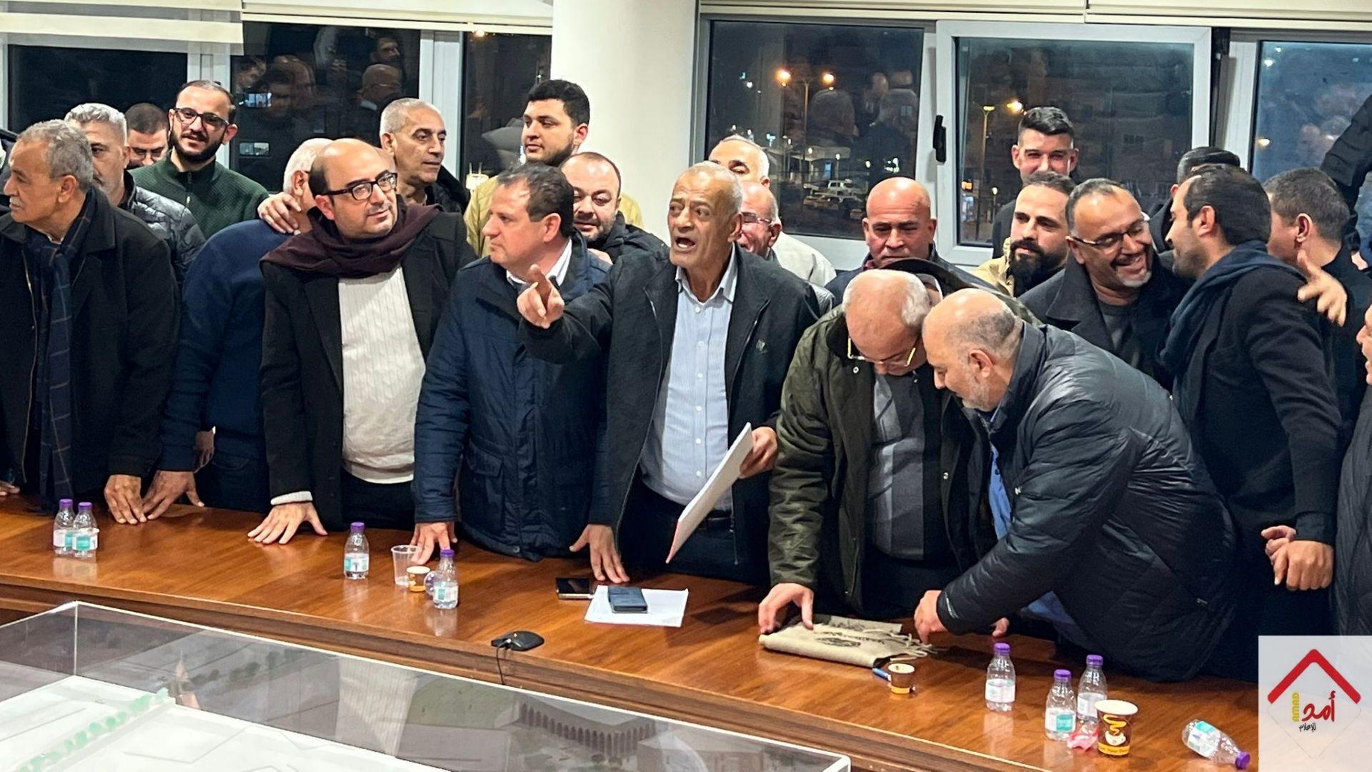 رؤساء الأحزاب العربية يوقعون تعهدا للعمل على تشكيل القائمة المشتركة ـ  صور